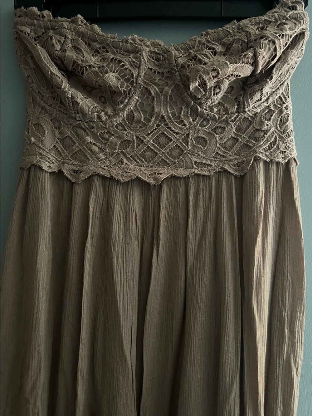 Not available.  Free People Flowing Brown Maxi Dress size small